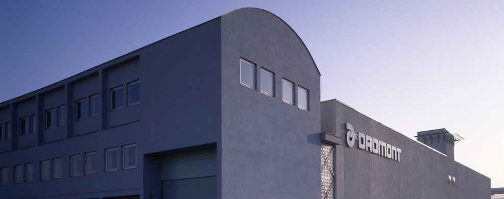 Stabilimento Dromont a Grinzane Cavour, progetto di Valerio Demaria